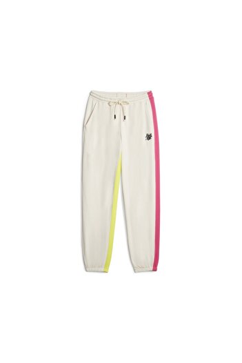 Puma Lemlem Jogger Kadın Ekru Eşofman Altı