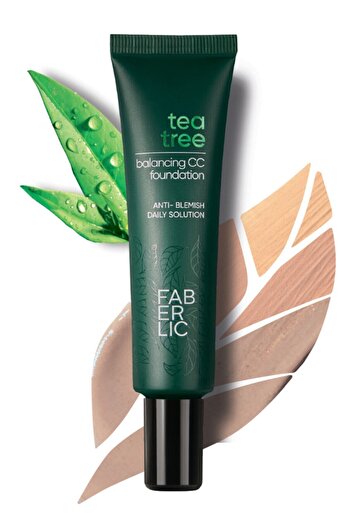 Faberlic Glam Team Cc Fondöten Tea Tree Balancıng  Doğal Pembe