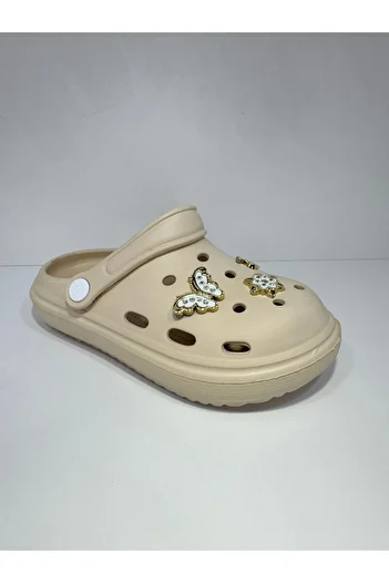 Twingo Children's Cross Slippers Fancy Stone Garden Slippers Beach Coastal Slippers Daily Children's Slippers Fancy Stone