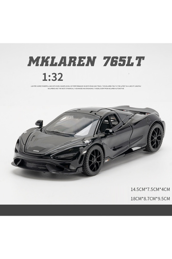 Choice BLACK-NO BOX 1: 32 Malaren 765TL Fast and Furious 7 Alloy Car Model Diecasts Toy With Sound and Ligh
