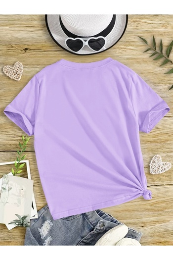 Let's Wear Donut and Milkshake Children's T-Shirt Combed Crew Neck T-Shirt for Kids
