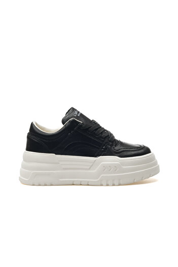 Lufian Women's Creek Magazine Silver Sneakers Z Black 25Y 121230020