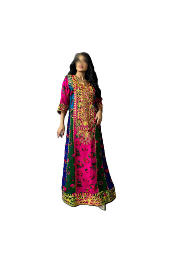outline Colorful Shalki Jalabiya