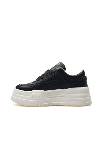 Lufian Women's Creek Magazine Silver Sneakers Z Black 25Y 121230020