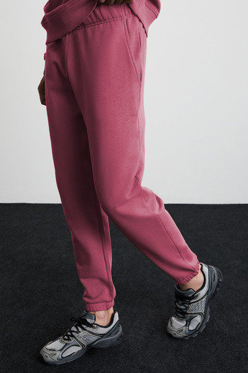 ruNadeS Unisex Standard Fit άνετο βαμβακερό Jogger φούτερ με 3 τσέπες με νήματα