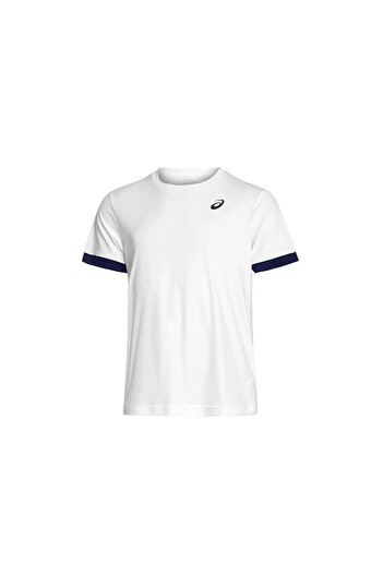 Asics Αγόρια Tennis Ss Top Παιδικό T-Shirt 2044A036-102 Λευκό