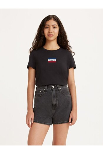 Levi's Tricou din bumbac, cu croială obișnuită, cu decolteu, tricou A2086