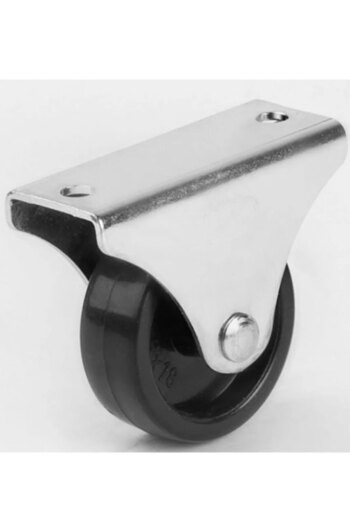 SİHİRLİ AYAKLAR Furniture Wheel Black Caster Table Cabinet Coffee Table Caster 25 kg Bearing Capacity Diameter: 38 mm