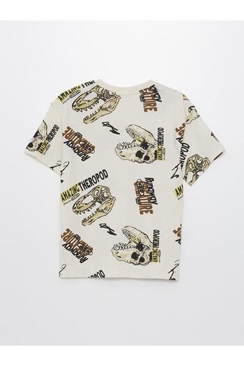 LC Waikiki Ανδρικό μπλουζάκι με λαιμόκοψη Oversize (S4)