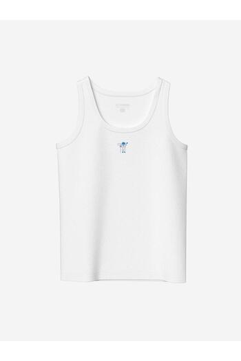 LC Waikiki White Crew Neck Boys Singlet 2-Piece (W4)