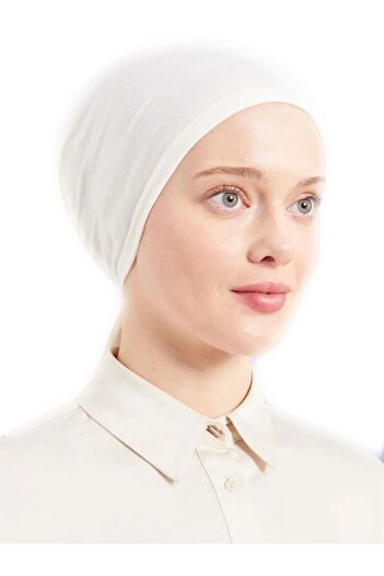 LAVENDER Scarfella Slip-On Bonnet - White