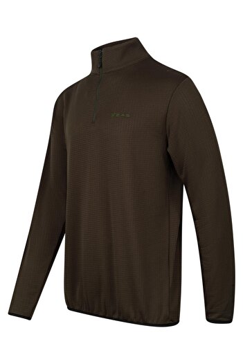 2AS Ανδρικό φούτερ Scott με μισό φερμουάρ Fleece