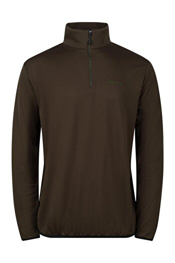 2AS Ανδρικό φούτερ Scott με μισό φερμουάρ Fleece