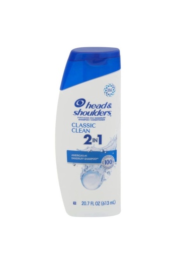 Head Classic Clean 2 In 1 Original Shampoo - 613 ml Shoulders