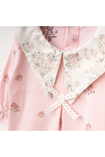 CFRA Combed Jumpsuit with Girl's Collar and Booties