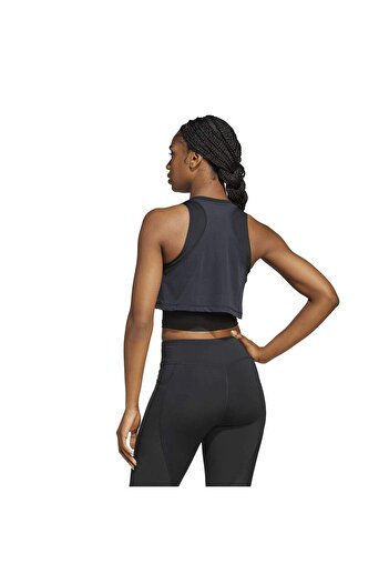 adidas Cool Int. Women's Black Round Neck Tank Top
