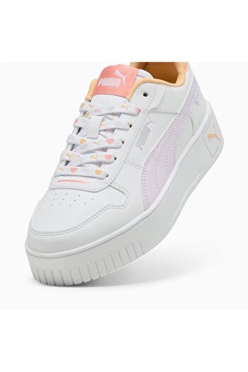 Puma Carina Street Lacey Jr Women's White Sneaker / Sneakers - 400884   02