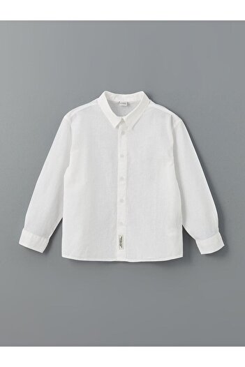 LC Waikiki Linen Blended Boy's Shirt