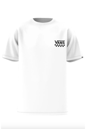 Vans Ανδρικό λευκό μπλουζάκι με στρογγυλή λαιμόκοψη - VN0A7TLGWHT1, LEFT CHEST LOGO II
