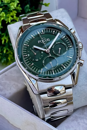 Focus New Season Steel Cord Men's Wristwatch Bracelet with Gift Father's Day Gift