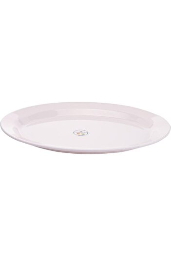 AKDC M/Mine Oval Plate L(25cm) xW(33cm) xH(3cm) White