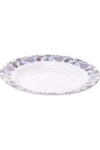 AKDC M/Mine Soup Plate L(25cm) xW(25cm) xH(3cm) White, Blue, Black