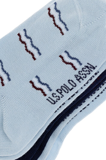 U.S. Polo Assn. Erkek Çocuk 3'lü Soket Çorap 50299299-VR003
