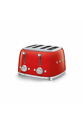 SMEG 50's Style 4-Slot Toaster, Red
