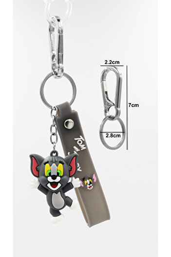 shop 3D Rubber Keychain and Bag Tussage with Tom Character