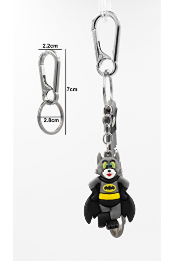 shop 3D Rubber Keychain and Bag Tussage with Tom Character