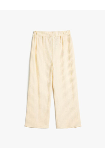 Koton Beige Girl's Trousers 4Skg40256Ak