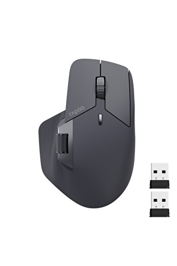 Choice MT760L Black Rapoo MT760L/MT760M Multi-mode Rechargeable Wireless Mouse Ergonomic 4000 DPI Support U