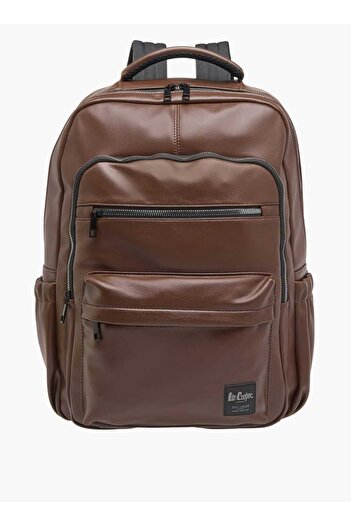 Lee Cooper Solid Backpack with Adjustable Strap and Zip Closure - W 32 x H 45 x D 16 cm