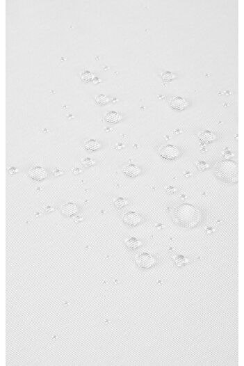 HOMELKA Washing Machine Cover Embroidered Liquid Proof Fabric White Color