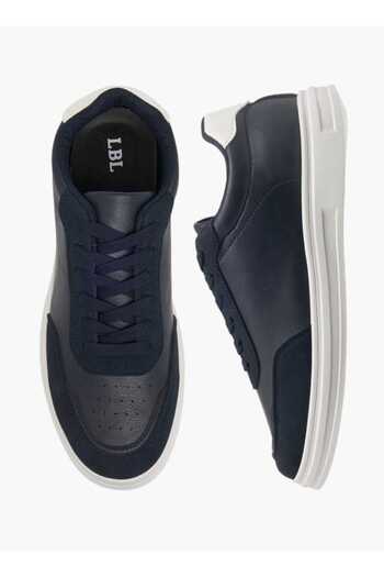 LBL by Shoexpress Panelled Lace-Up Sneakers