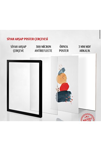 For Art Atölye Picasso Kolaj Özel Tasarım Dijital Baskı Ahşap Çerçeveli Tablo