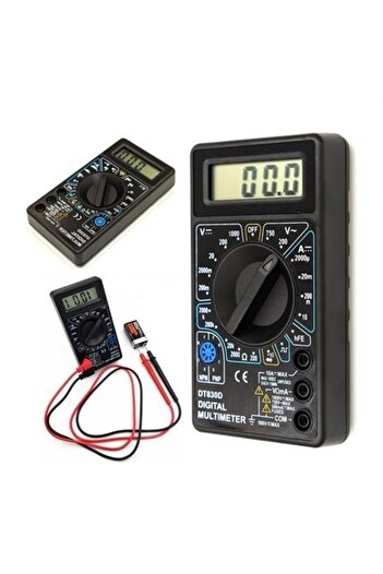 alpotekno ®   Digital Avometer Multimeter Measure Tool Current Voltage Resistance Meter