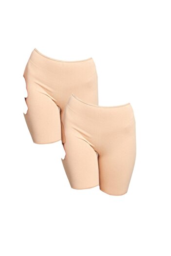 Kom Women's Modal Cotton Long Leg 2-Piece Skin Panties