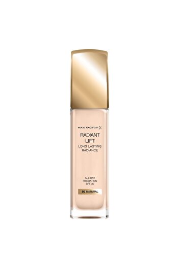 Max Factor Radiant Lift Liquid Pump Foundation SPF30 with Hyaluronic Acid, 055 Golden Natural, 30ml