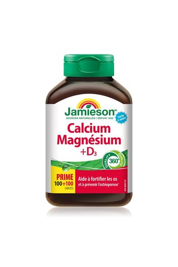 Jamieson amieson Calcium Magnesium with Vitamin D Bonus 200 Count