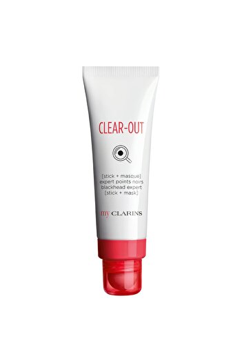 Clarins Clear-Out Blackhead Stick & Mask | 2-in-1 Purifying & Exfoliating | Targets Blackheads & Pores