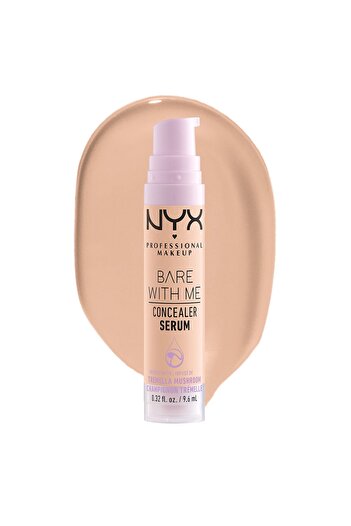 NYX Professional Makeup Bare With Me Concealer Serum, Concealer Makeup For Up To 24Hr Hydration - Vanilla