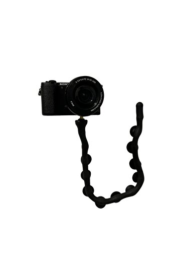 Generic Flexible Suction Arm Tripod for Sony, Canon, Nikon, iPhone, Samsung Smartphone Vlogging