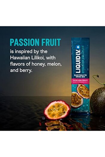 Liquid I.V. ® Hydration Multiplier - Passion Fruit | Electrolyte Powder Drink Mix | 1 Pack (16 Servings)