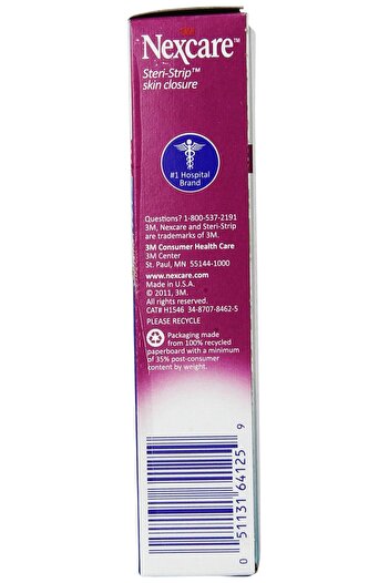 Nexcare Steri-Strip Wound Closure, Breathable Strips for Small Wounds - 30 Closures