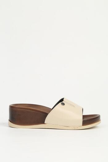 Pierre Cardin Cream - Women's Slippers, Pc-7421 Model