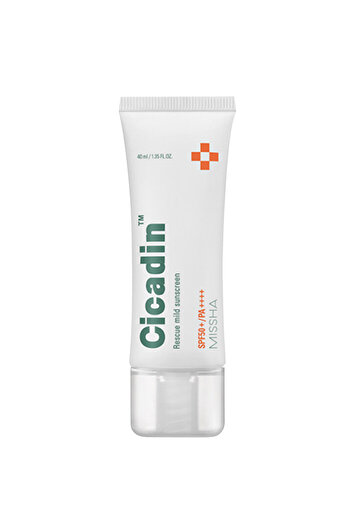 Missha Hassas Ciltler İçin Hafif Dokulu Güneş Kremi Cicadin Rescue Water Sunscreen SPF50+ PA++++ 40ml