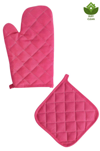 DUFF CLEAN Fireproof Oven Glove and Oven Holder (1 GLOVE 1 GRIFT)