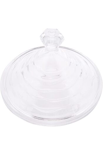 AKDC Glass Candy Pot Clear