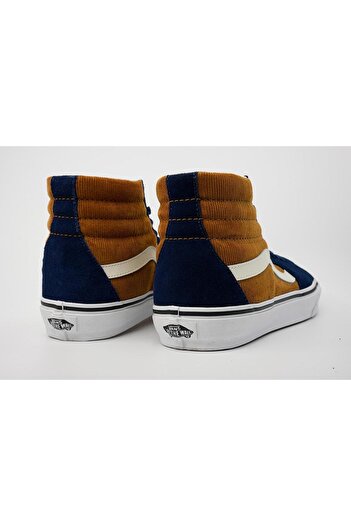 Vans UA SK8-Hi Erkek Lacivert/Kahverengi Sneaker VN0007NS0BO1